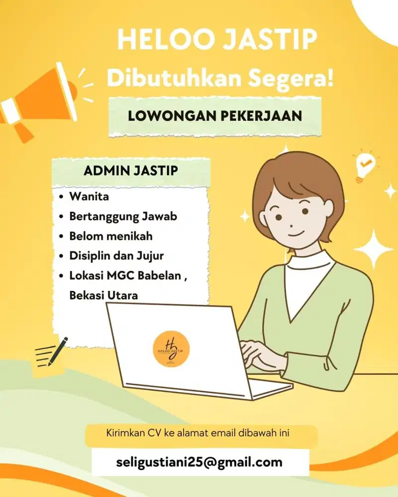 LOWONGAN PEKERJAAN ADMIN