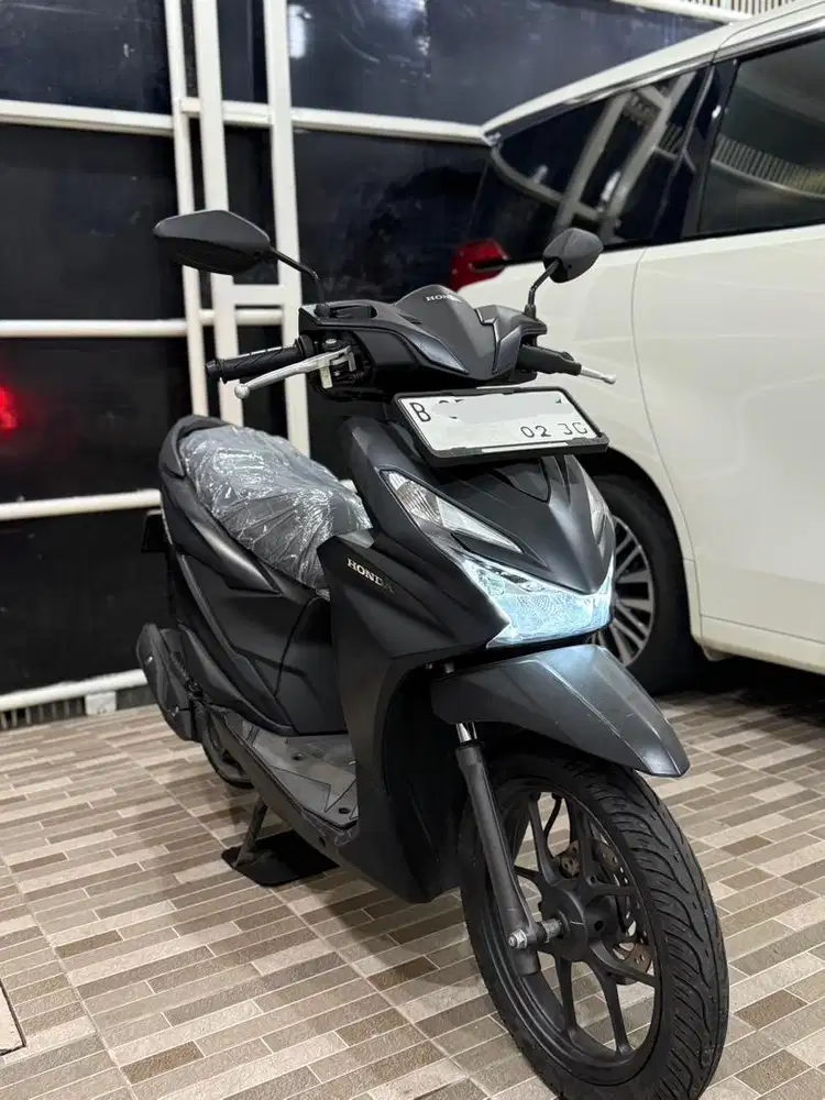 KM 100 PERAK‼️ HONDA BEAT DELUXE FACELIFT BULAN 02 2025 HITAM NIK 2024
