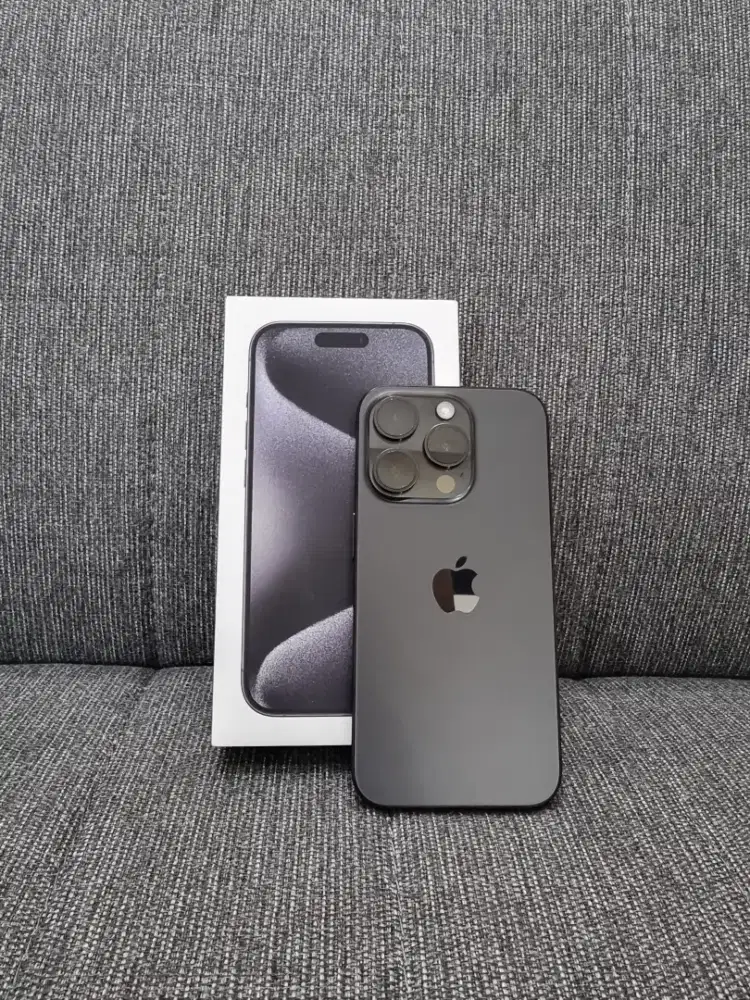Iphone 15pro ibox 128 mulus lengkap