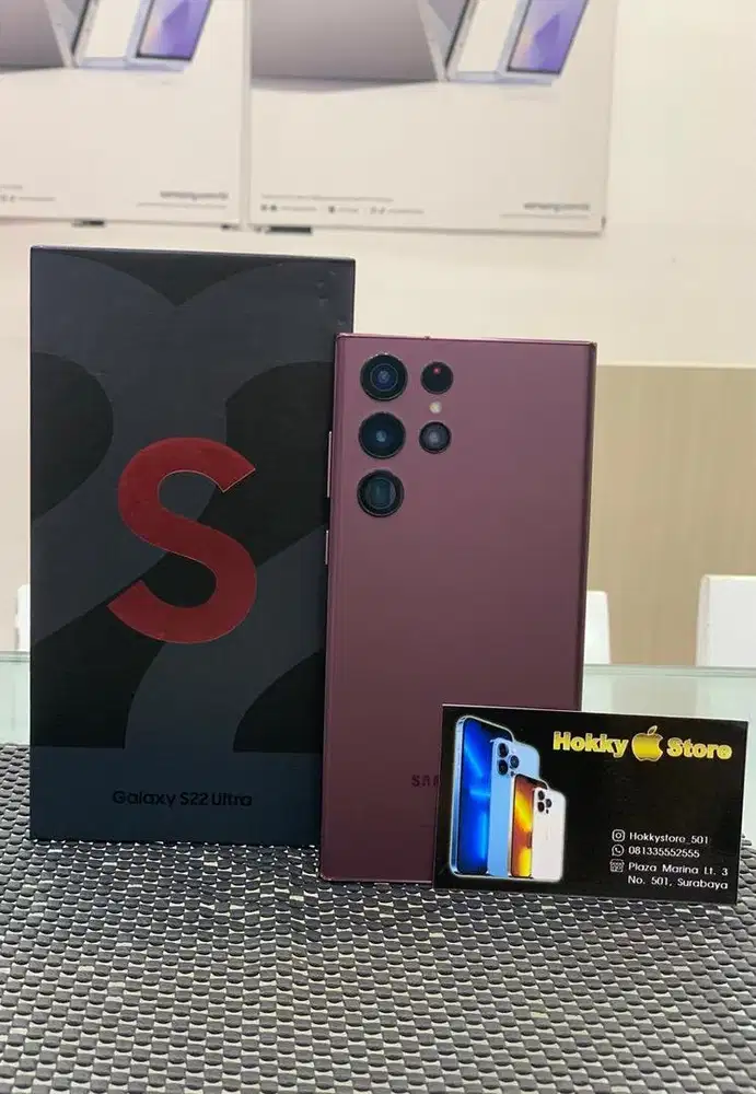 Samsung S22 ultra ram 12/512gb Burgundy