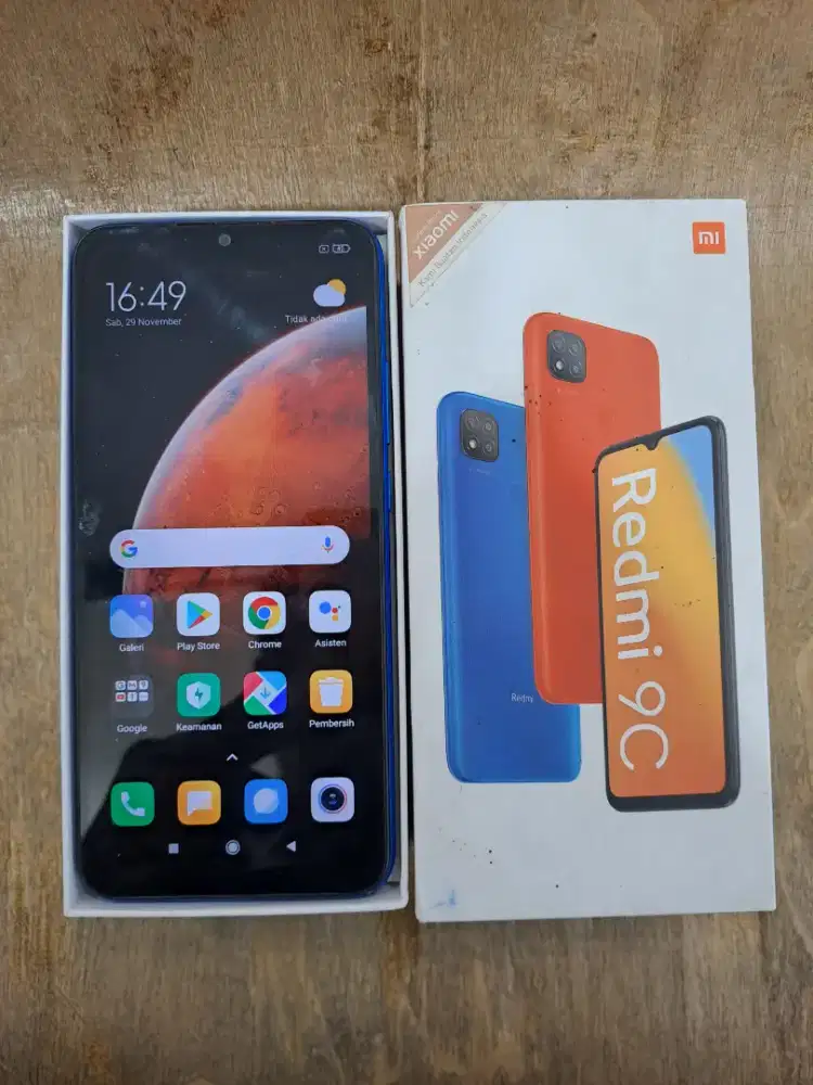 Redmi 9C 3/32gb lengkap