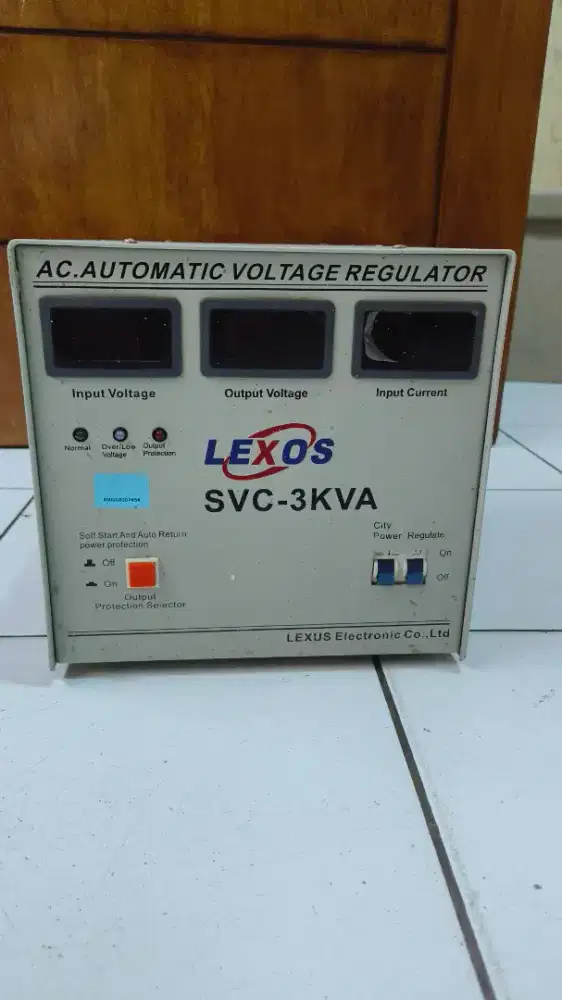 Stabilizer 1phase 3Kva Lexos