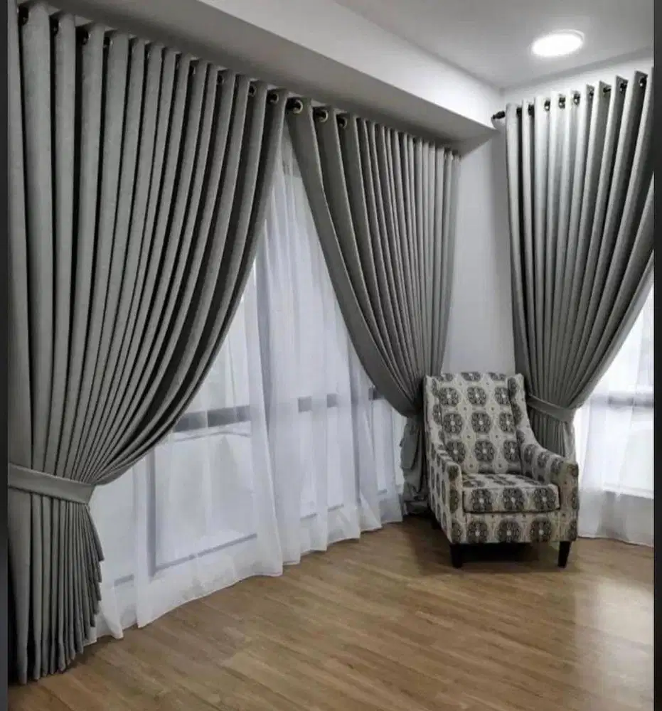 Beli Tirai Gorden Jendela Gordyn Mewah Hordeng Terbaru Murah