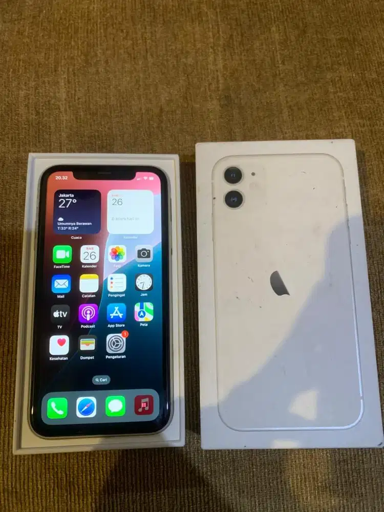 iphone 11 white 64 gb ibox no minus