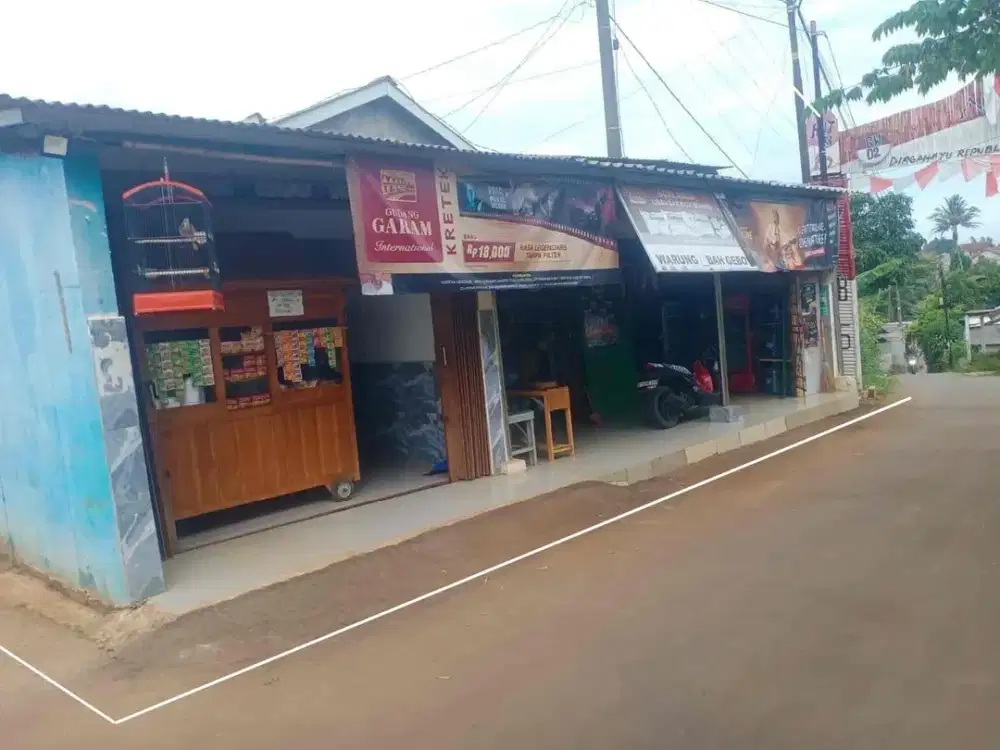 JUAL RUMAH MURAH DAN STRATEGIS BERIKUT KIOS RUKO DI MEKARSARI RANCA BUNGUR BOGOR