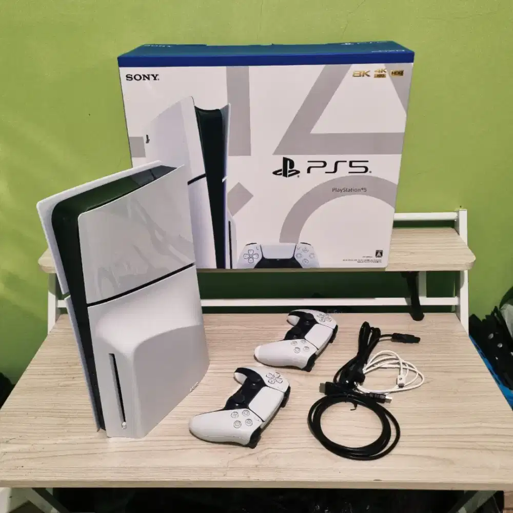 Ps5 slim disc 1tb 2 stik mulus next gen console Sony playstation 5