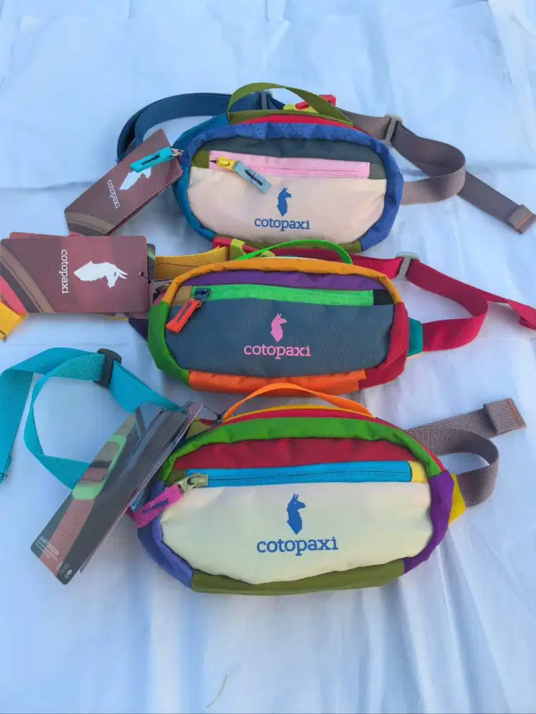 Tas Hippack Cotopaxi 1L Lucu Warna Warni / Tas Pinggang Outdoor