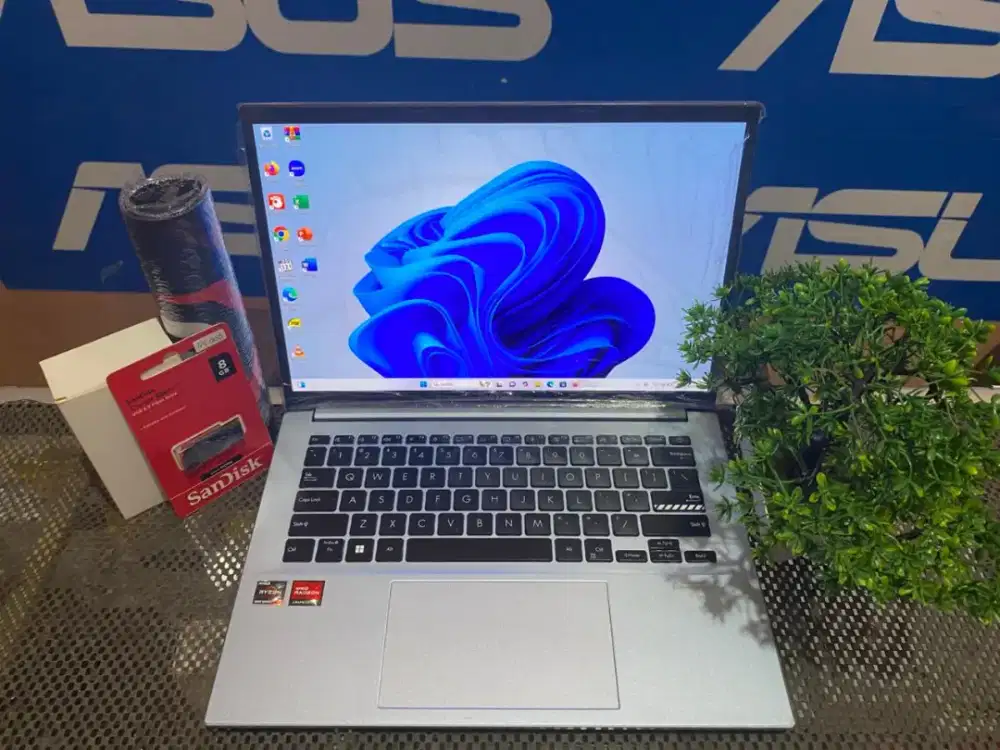PROMO LAPTOP ASUS VIVOBOOK GO 14 RAM 16GB SSD 512GB  FULLSET NO MINUS!