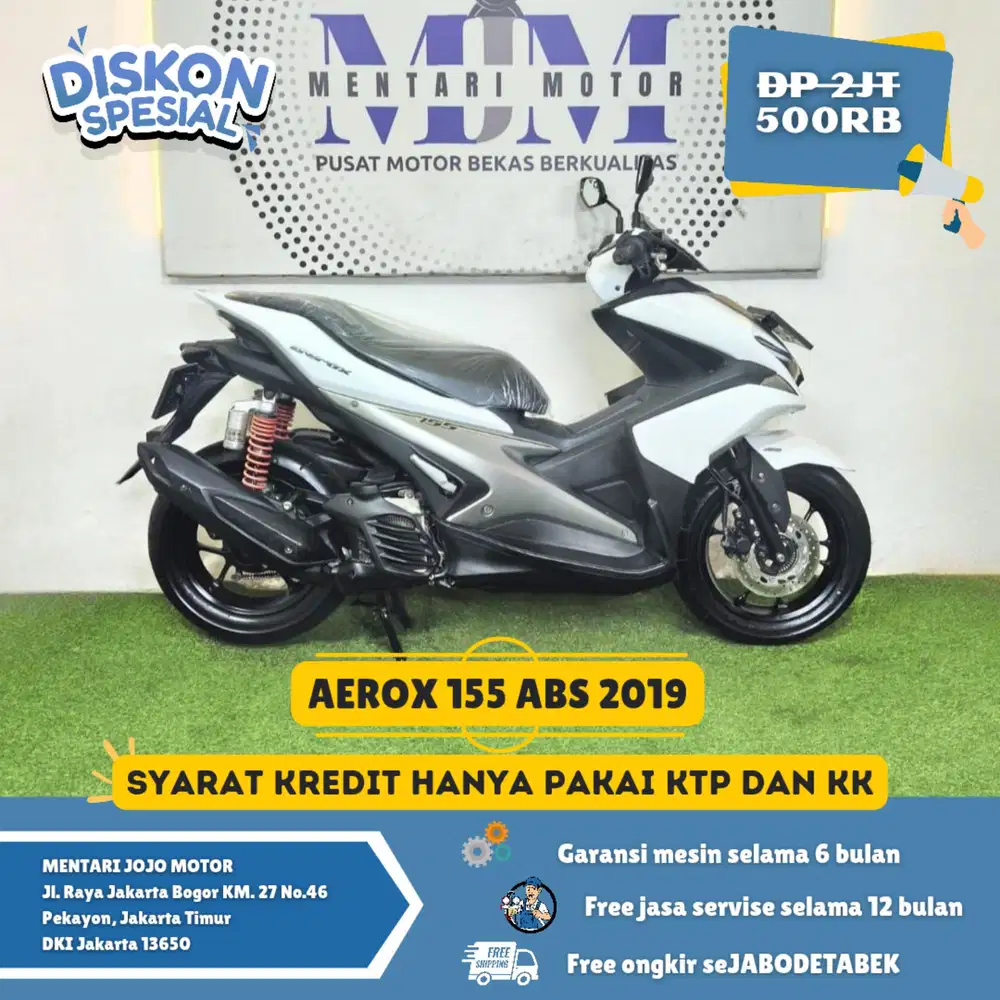 AEROX ABS 2018 DP 500 RIBU SYARAT KTP + KK! MENTARI JOJO MOTOR