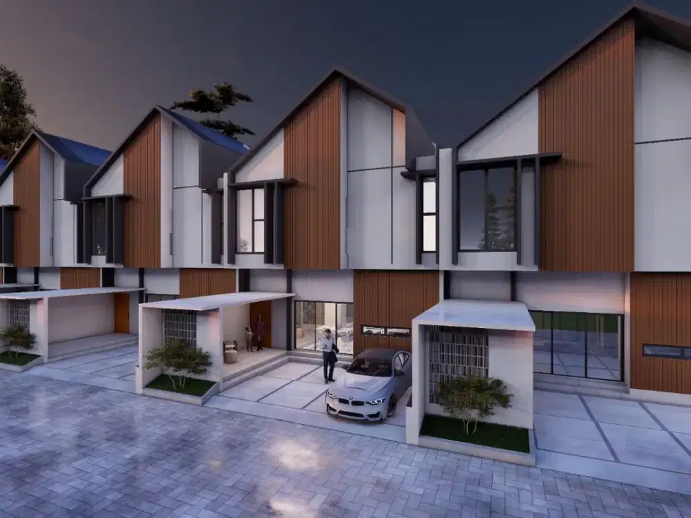 Rumah 2 lantai lokasi strategis di solo baru pinggir jalan besar jalan lingkungan lebar dan menyediakan kavlingan tanah