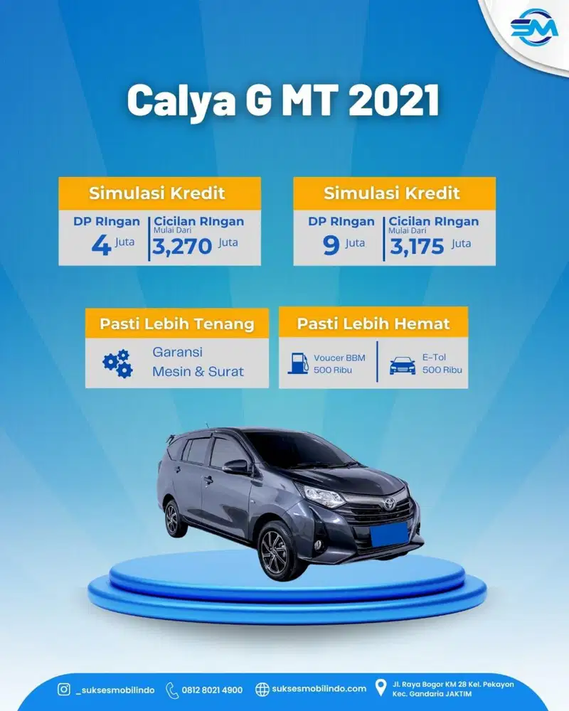 Calya g matic 2021 DP 3 jtaan nego cicilan 3,1 x 5th