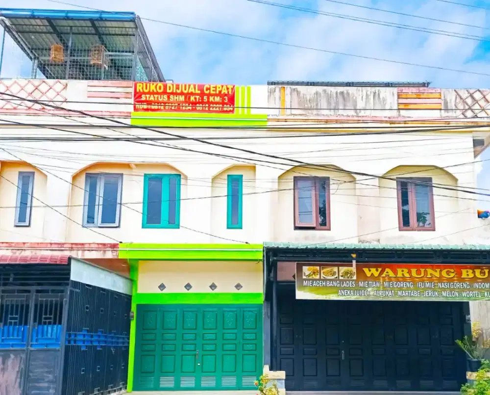 Jual Cepat Ruko 3 Lantai Siap Huni