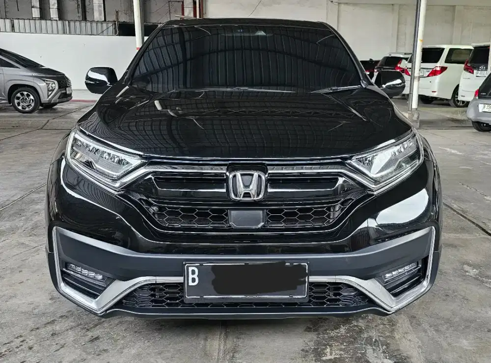 Baru 23rban Km Honda CRV Turbo Prestige HS Sensing AT 2021 Hitam Mulus