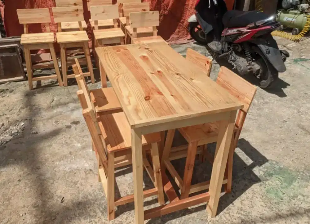 Meja makan untuk buka usaha cafe warkop dan lain²