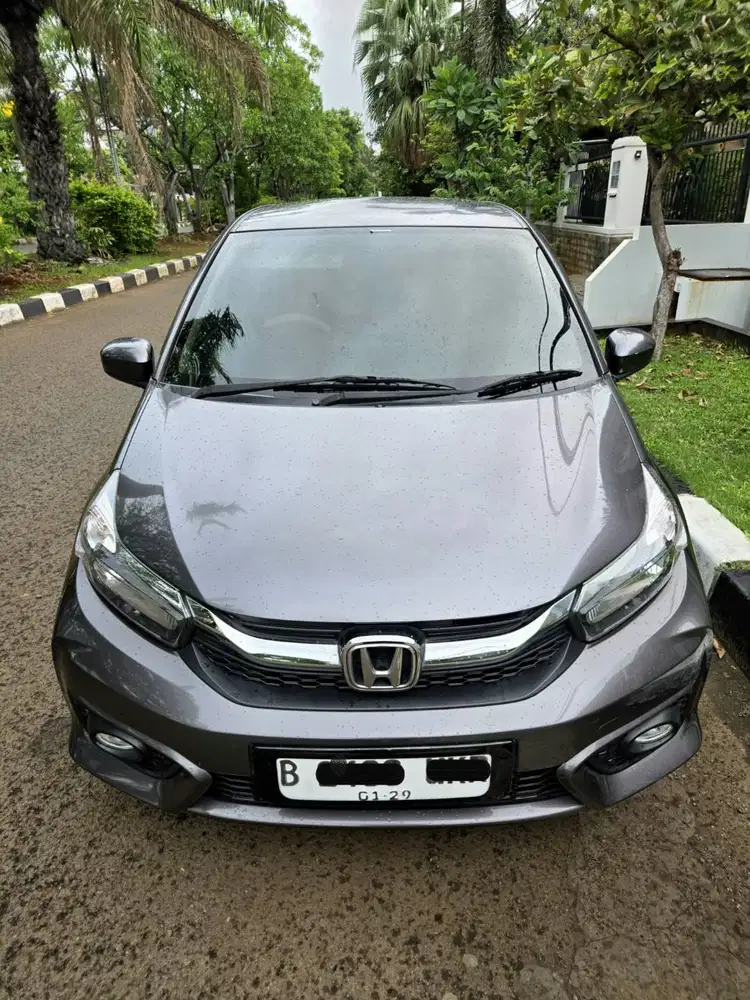 Honda Brio Satya E CVT 2018, Abu-Abu Metalik
