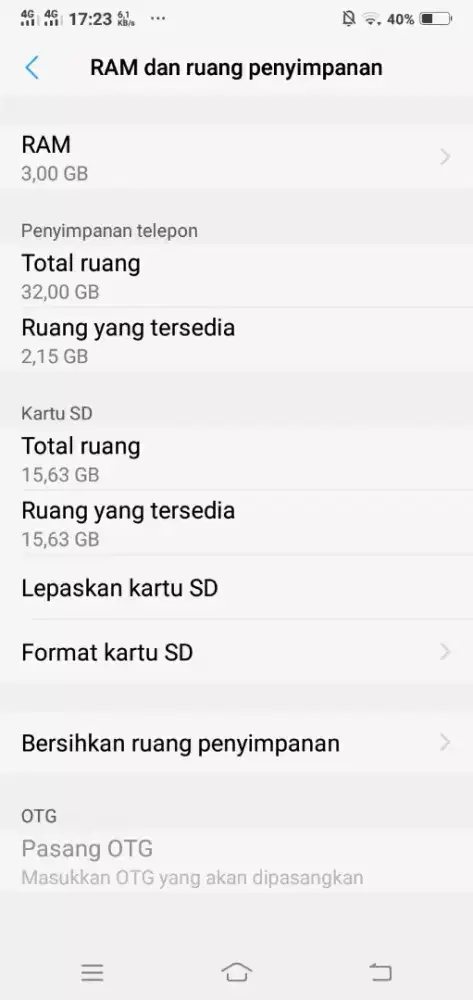 Memori ori 16gb