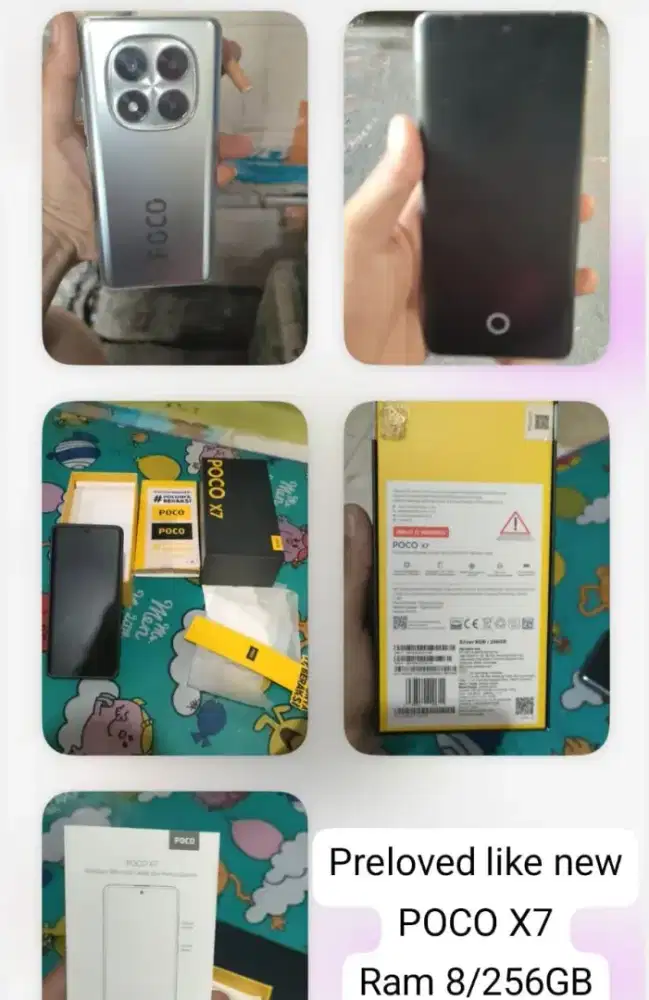 HP poco x7 5g 8/256