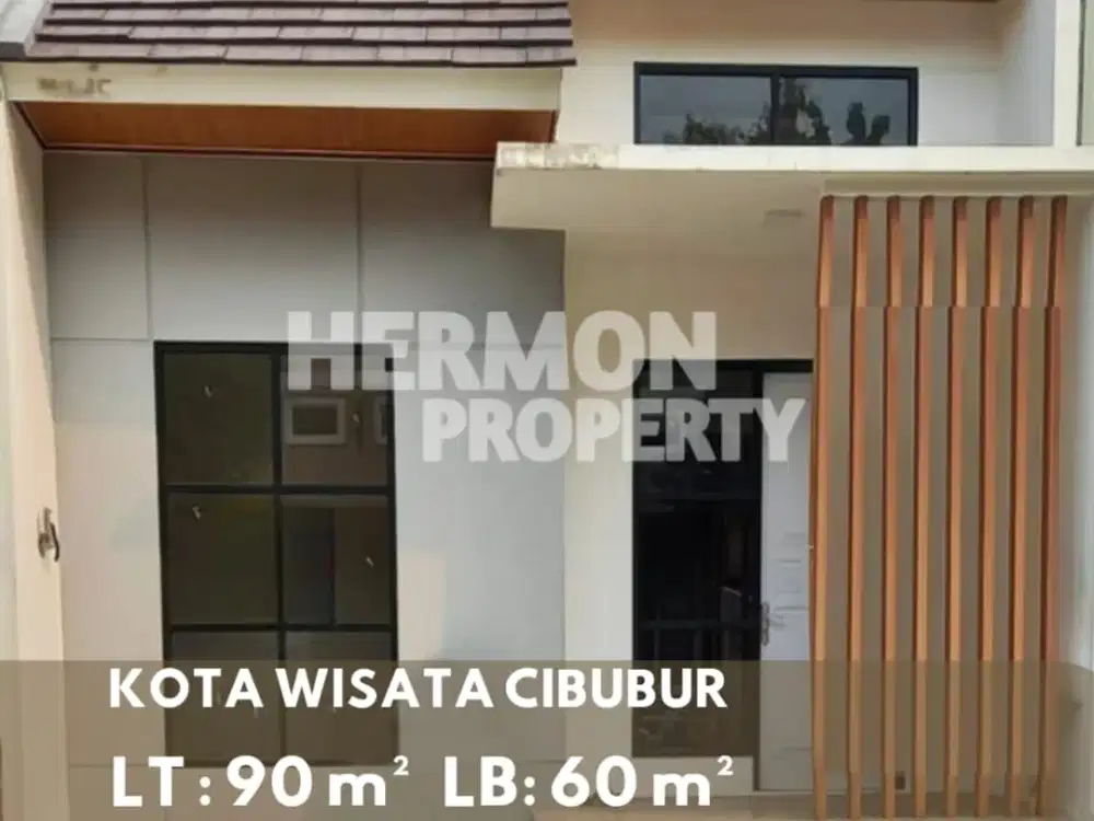 Rumah Cantik Minimalis Ideal buat Keluarga , Bisa KPR . Kota Wisata Cibubur Hanya 5 Menit Ke TOL