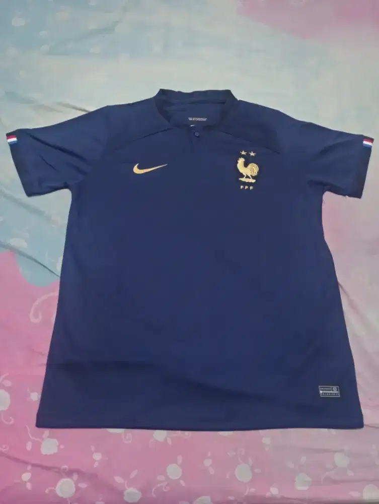 Jersey timnas Prancis worldcup 2022 size L