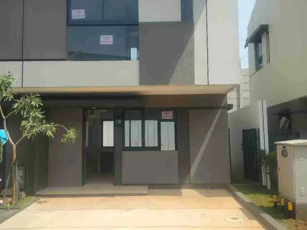 Sewa Rumah Baru Cluster EXZ Cove 2 Lantai Park Serpong Legok Tangerang