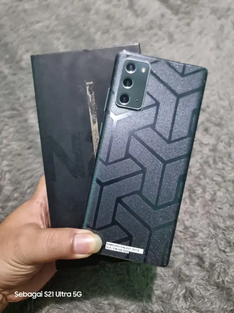 Samsung Note 20 NFC 16GB 8+8/256GB Murah, Siap Pakai (Lokasi Cicaheum)