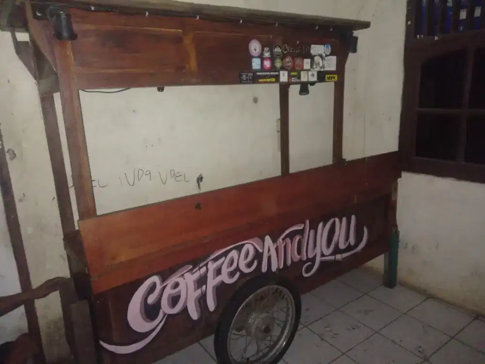 Gerobak angkringan ex Kedai Kopi