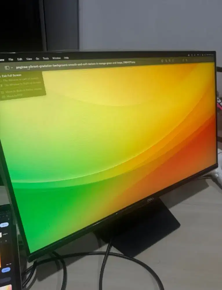 Monitor LED IPS FRAMELESS 27merk Dell super mulus