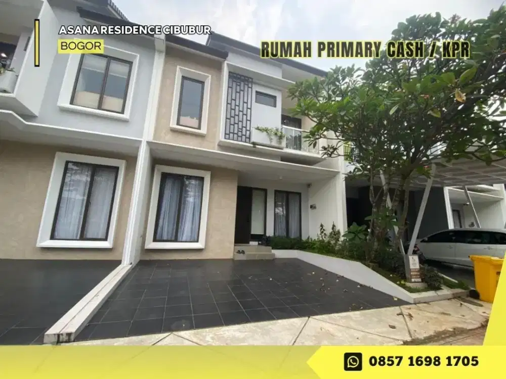 Rumah Modern Ready Stock dp 0% Strategis di Asana Residence Cibubur