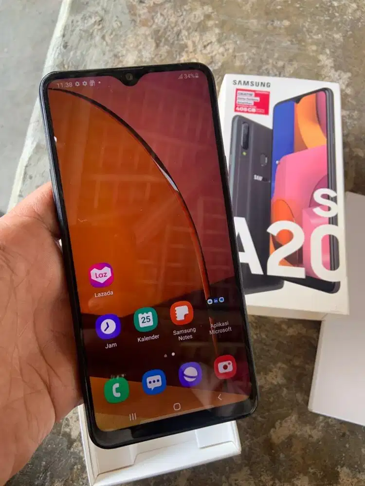 Samsung A20S 3/32gb segel resmi lancar semua