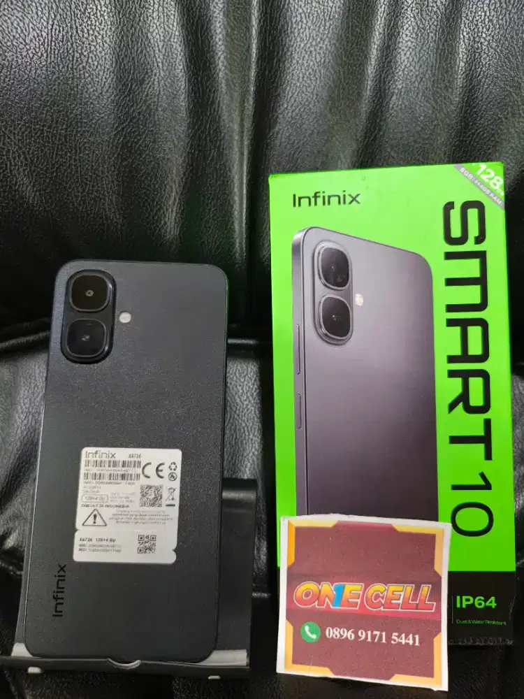 Infinix Smart 10 Ram 4+4/128GB Fullset Ori