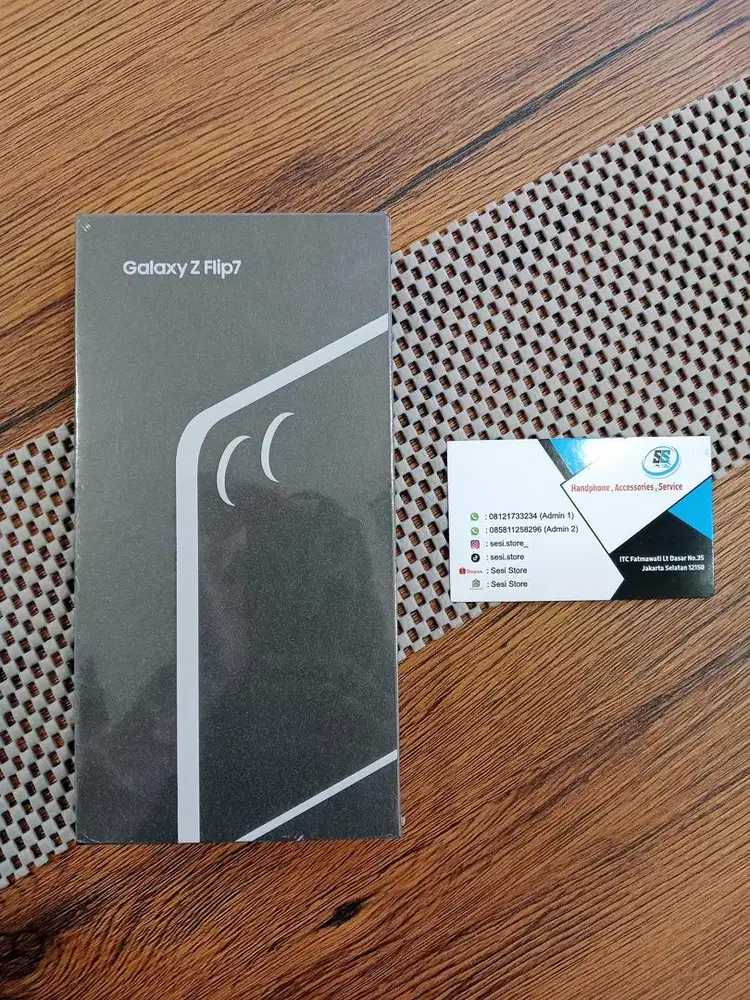 NEW SAMSUNG Z FLIP 7 12/512GB BLACK DI JUAL CEPAT !!!