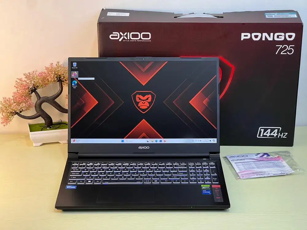 Axioo Pongo 725 i7-12650H 16/512 RTX 2050 Like New Garansi 3 Tahun