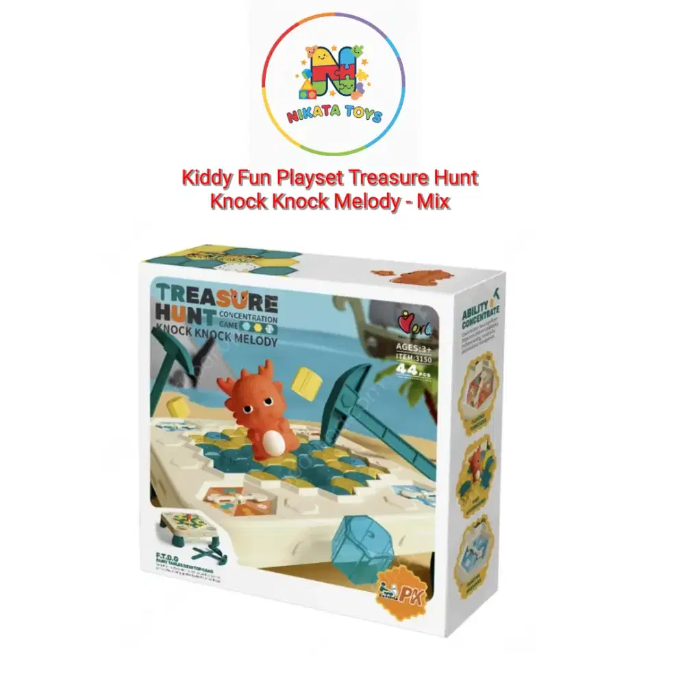 Kiddy Fun Playset Treasure Hunt Knock Knock Melody