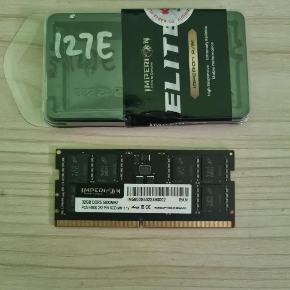 Ram 32gb ddr5 5600mhz sodimm laptop imperion elite