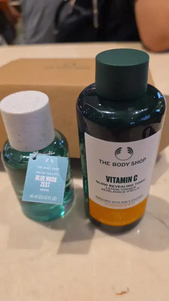 The body shop Blue Musk zest & vitamin c
