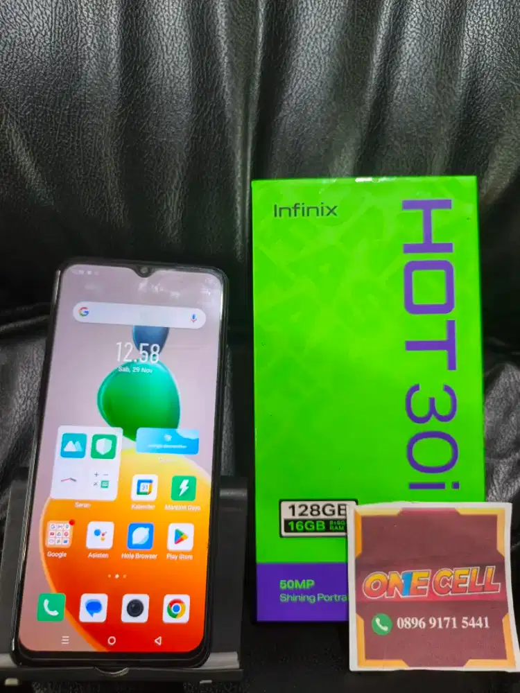 Infinix Hot 30i Ram 8+8/128GB Fullset Ori