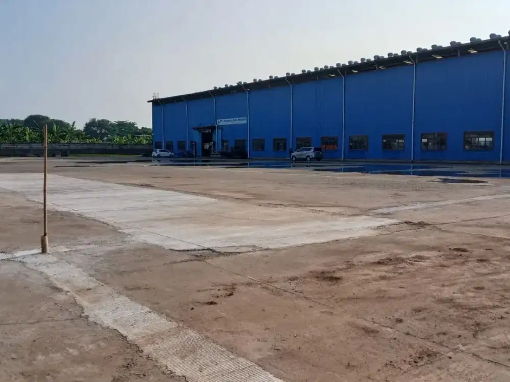 Disewa gudang 1000 m2 di rest area KM19B Tol Cikampek Tambun Bekasi