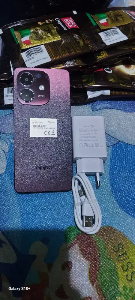 Oppo A3X Ram 6+4gb/128gb second rasa baru Mulus ho cas price net