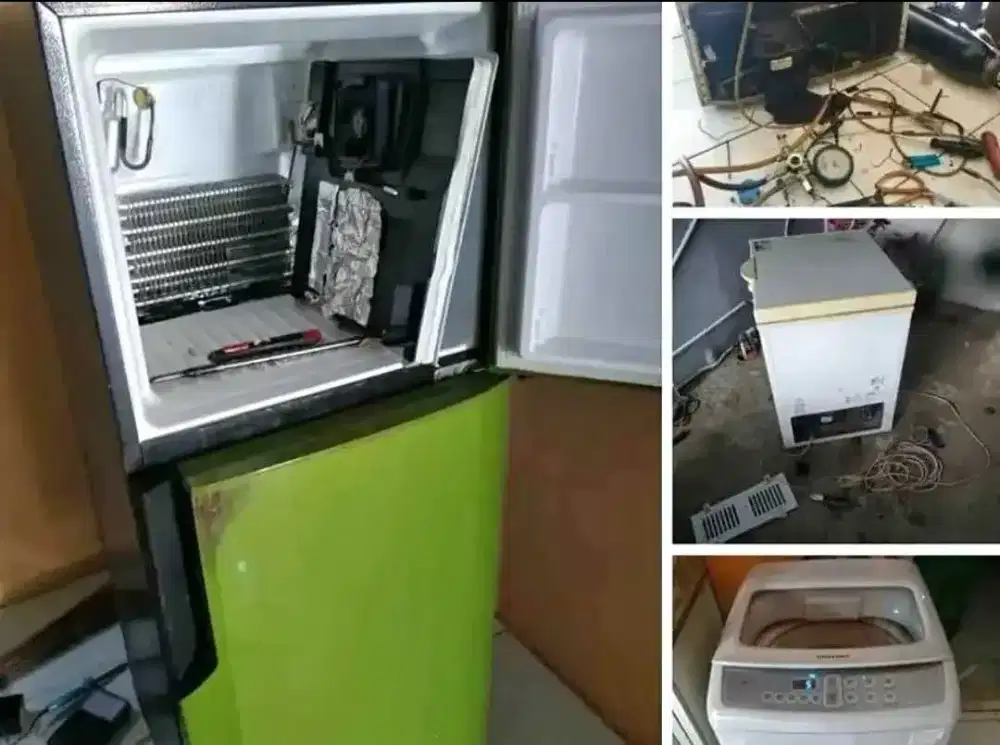 SERVIS AC MESIN CUCI KULKAS DLL