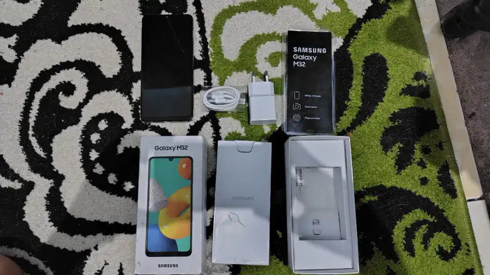 Samsung M32 Putih 6/128 GB Fullset