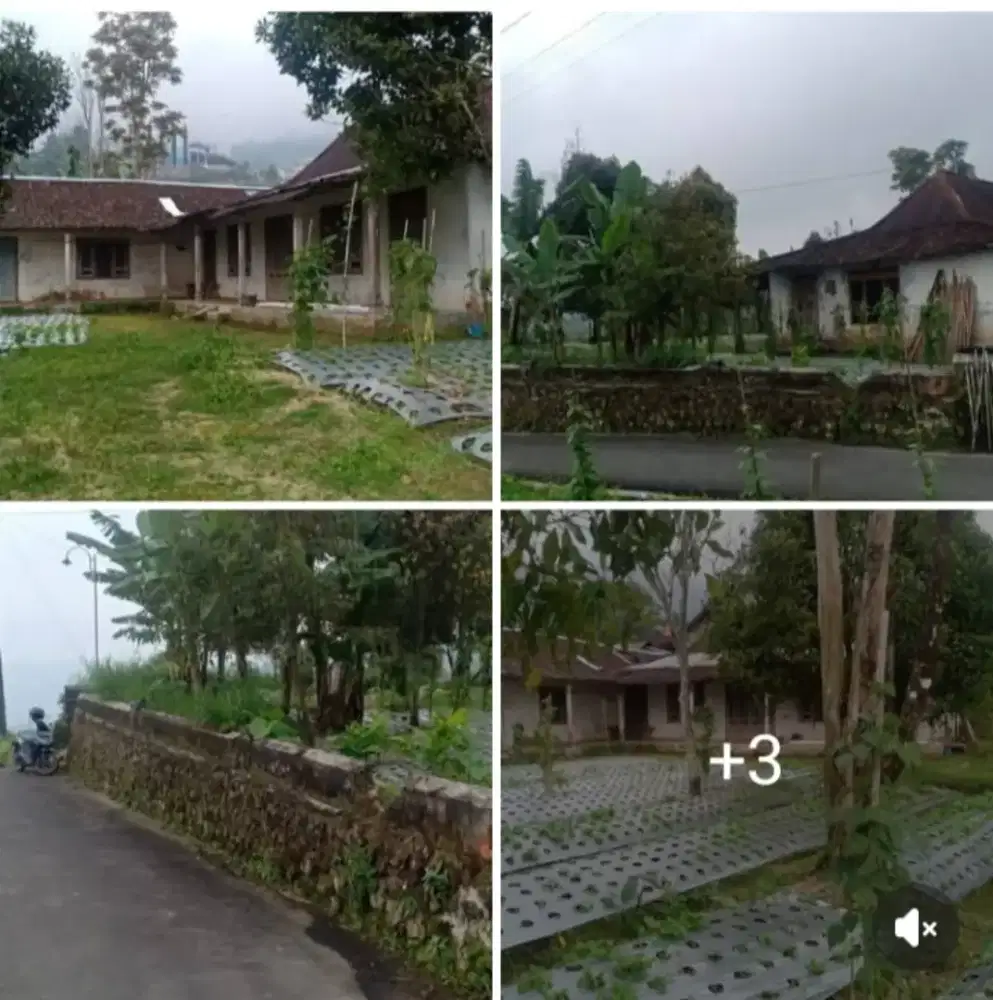 Jual tanah bonus bangunan lokasi kemuning luas 920mtr harga 1,2Myd neg