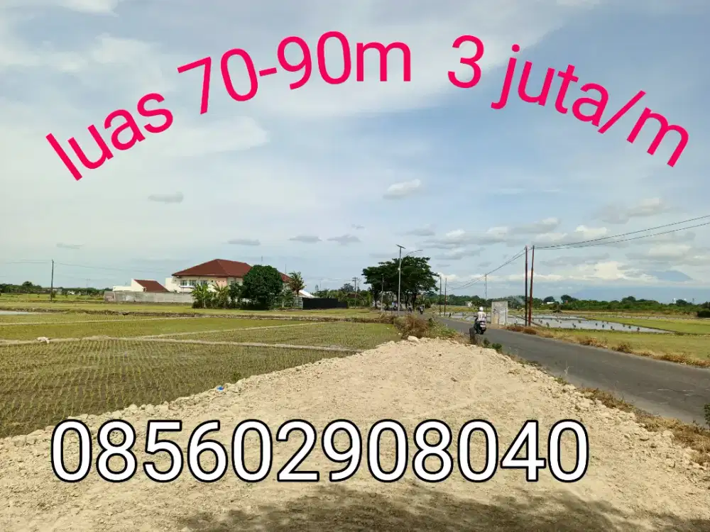 Tanah murah speck buat hunian+usaha dekat bandara Adi sumarmo