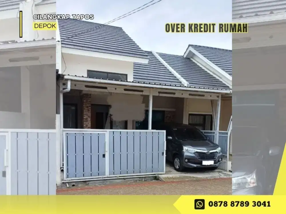 Jual Rumah Take Over 149JT dkt Stasiun di Gaharu Residence 2 Tapos