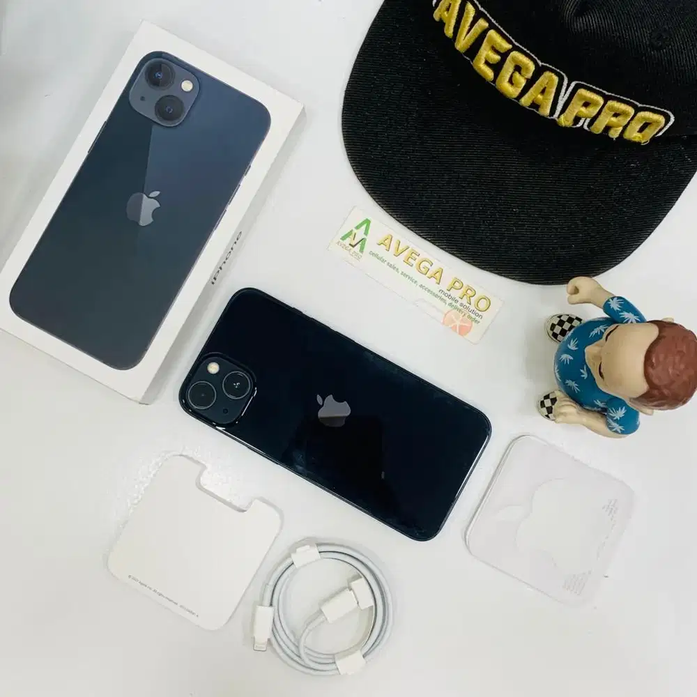 Second iPhone 13 128 gb space midnight garansi resmi indonesia