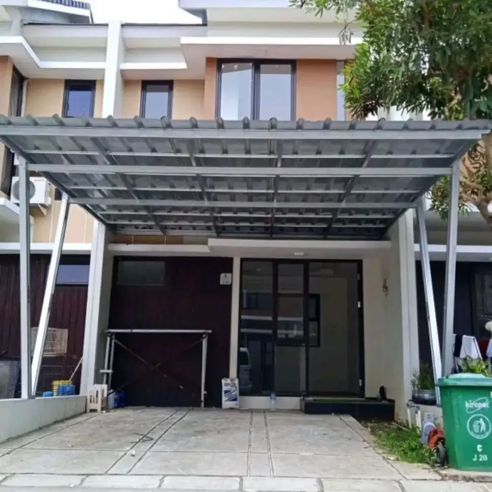 kanopi spandek pasir besi bajaringan