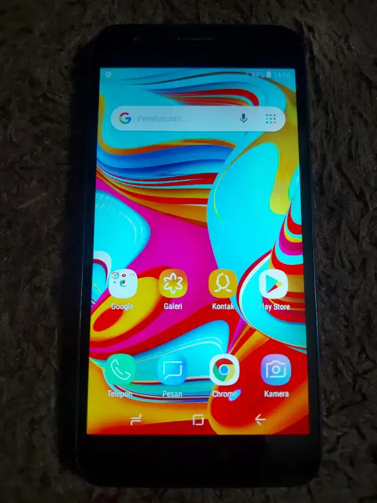 Samsung Galaxy A2 Core SM-A260G Blue Biru Metalik Normal Android 8.0