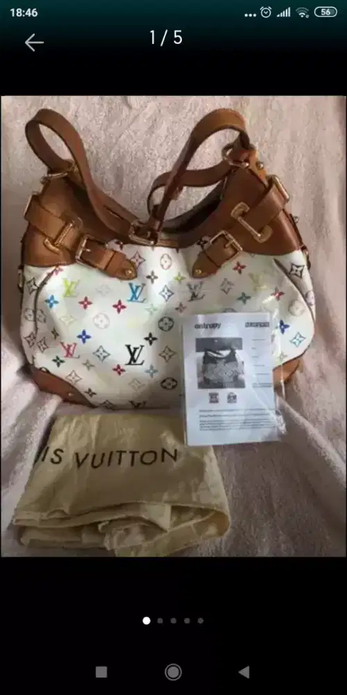 Jual tas lv bekas barang original