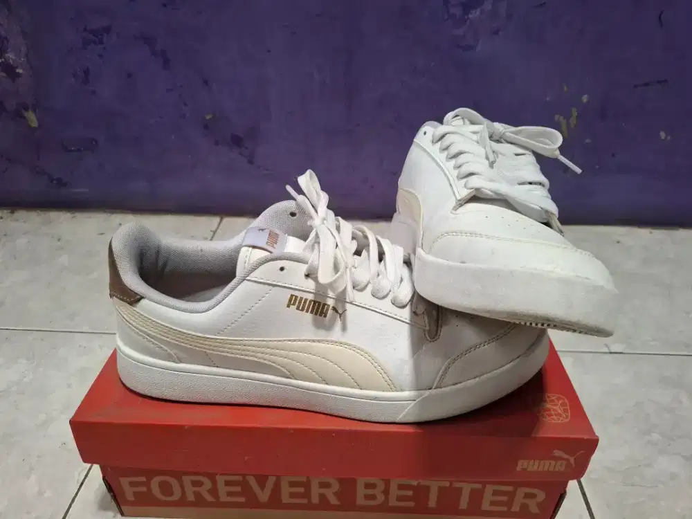 Puma Shuffle Sneakers White Ivory UK 43 28 cm