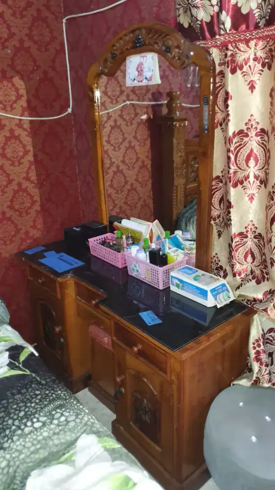 Meja Rias Kayu Jati Murah