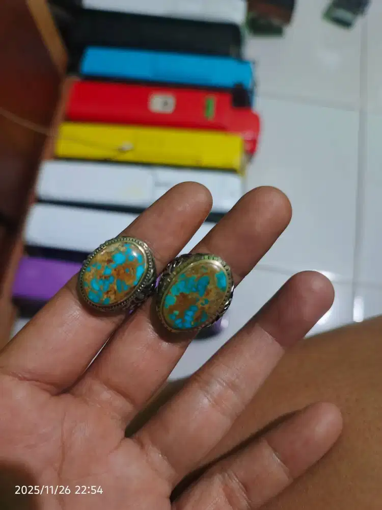 Bu,sepaket 2 pirus persia serat emas